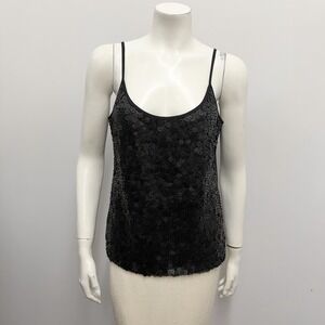 Basler Beaded Camisole Top Black Size 40